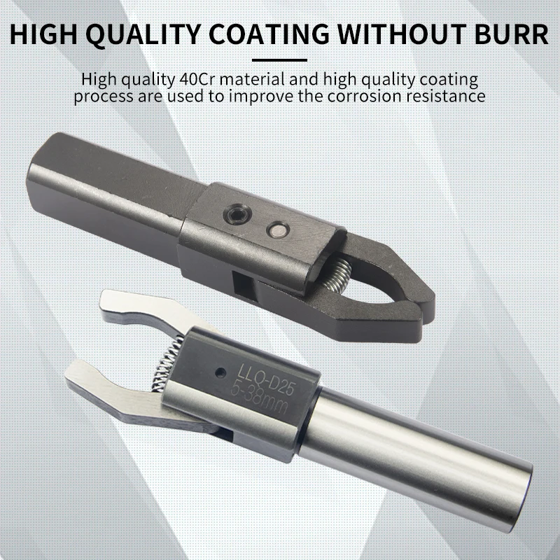Imagem -03 - Alimentador de Torno Automático Cnc Extrator de Torno de Duas Garras Punho Redondo Punho Quadrado Llq-w16 25 Llq-d20 32 240 mm 538 mm