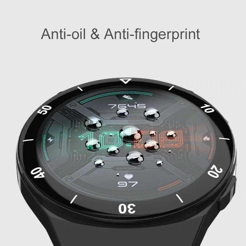 3D полноэкранная защитная пленка Essidi для Huawei Watch GT 2e, Защитная пленка с закругленными краями для Huawei Watch GT 2e