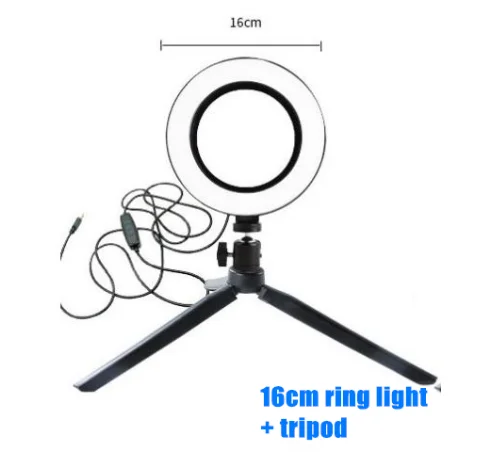 Photography Ring Light LED Studio Photography Photo Lighting Fill Light 16cm / 20cm / 26cm