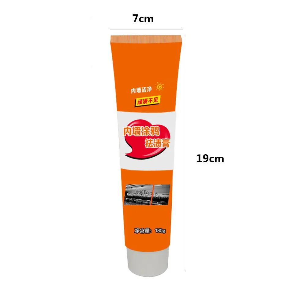 180g Home Cleaner Drawing Footprint Decontamination Graffiti Removal Cream Wall Stain Remover Cleaning Paste