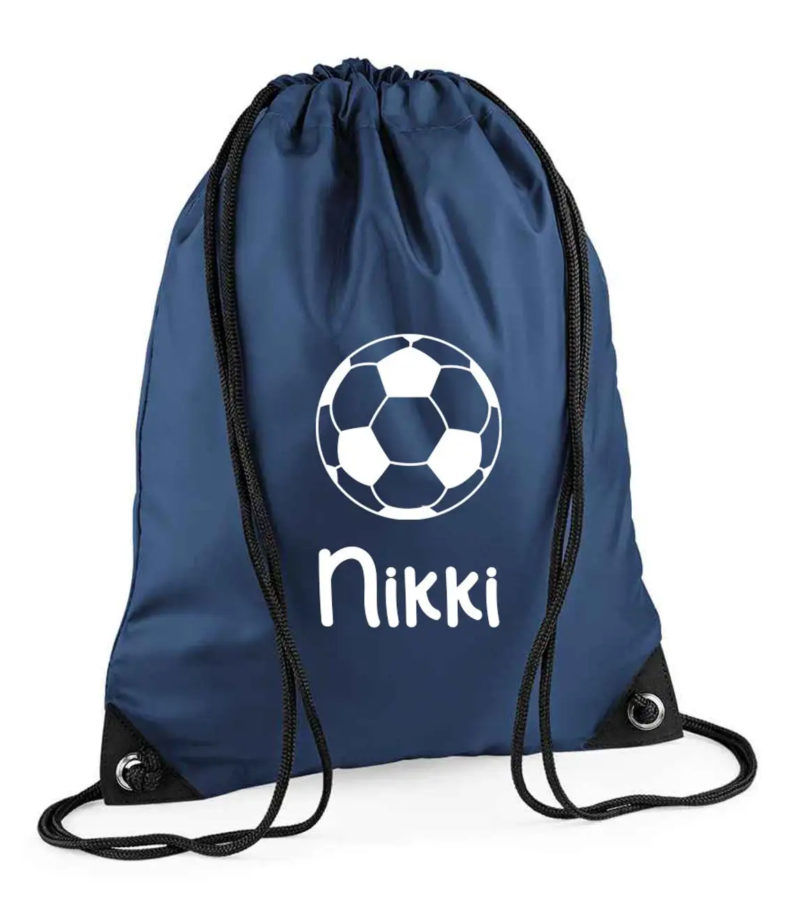 Personalized Name Football Back To Drawstring Boy Bag PE GYM School Kids Bag Custom Birthday Gifts Team Bag Backpack