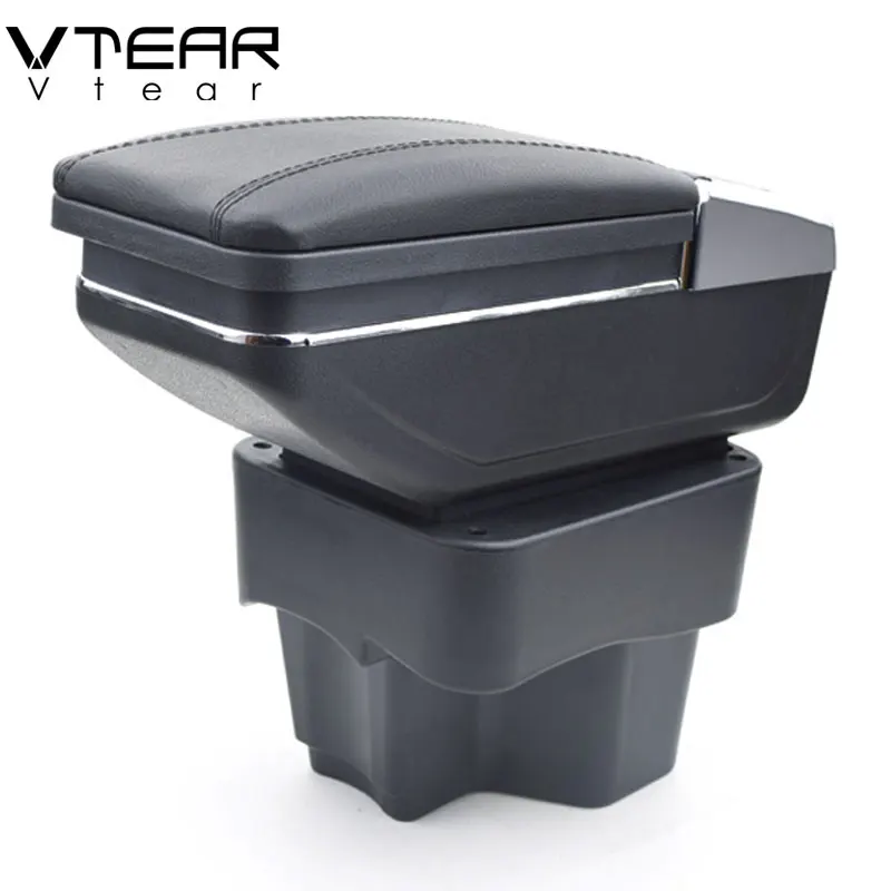 

Vtear For Kia Rio 3 K2 Armrest Interior Center Console Storage Box Arm Rest Car-styling Decoration Accessories Parts Organizer