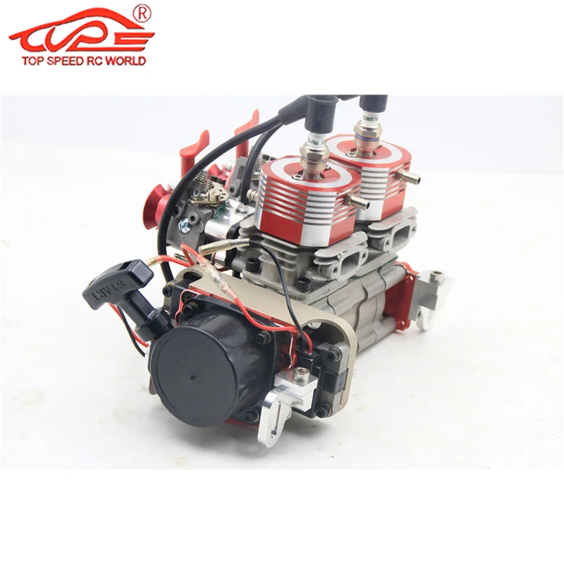 52cc or 58cc Twin-cylinder Gas Engine for Rc Boat Toy Parts