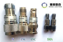 Rf dcブロッカーdcブロック; 周波数周波数周波数: 50k-8g; sma/n/bnc/tnc; dcブロッキング電圧: 50v