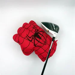 Spider Web The Fist Golf Driver Headcover 460cc Boxing Wood Golf Cover Golf Club Accessories Novelty Great Gift