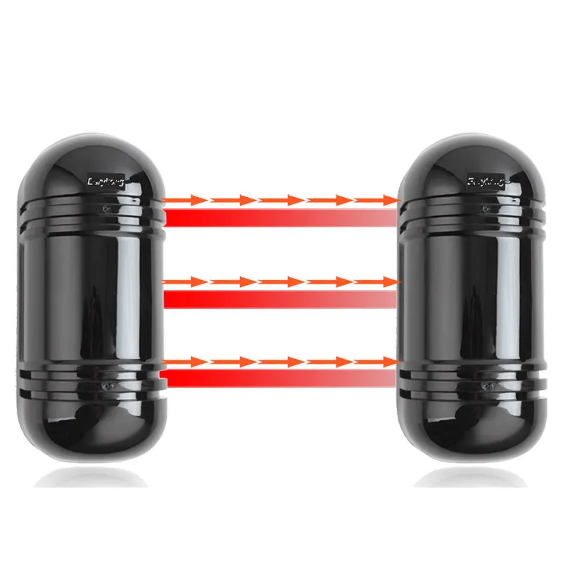 2 Beams ABT-30F Digital Active Infrared Detector 8 Channel Beam New LCD Signal Display Dual Beams