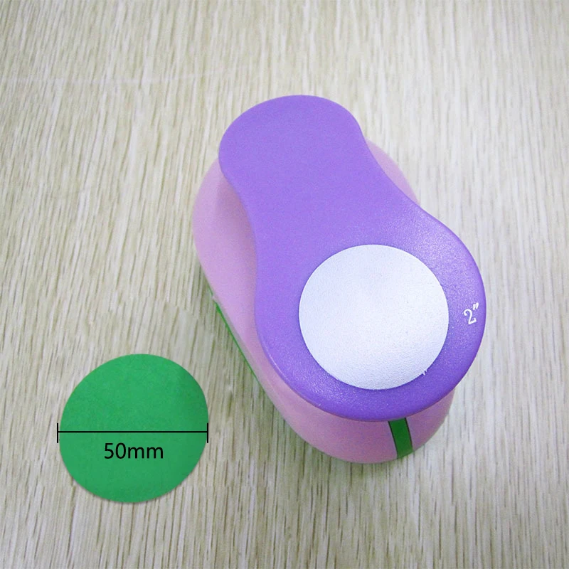 5cm 3.8cm 2.5cm round shape craft punch set children manual DIY hole punches cortador de papel de scrapbook school circle punch