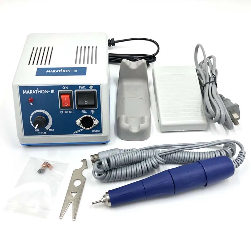 

Dental Lab SMT Marathon Electric Motor Micromotor Machine N3 +40000 RPM Handpiece 105L 110V 220V