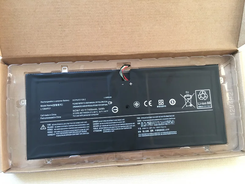 Imagem -06 - Supstone Nova L12m4p21 L13s4p21 2icp5 57 1282 2cp5 57 123-2 Bateria do Portátil para Lenovo Ideapad Yoga Pro 13 Y5070as-ise 20266