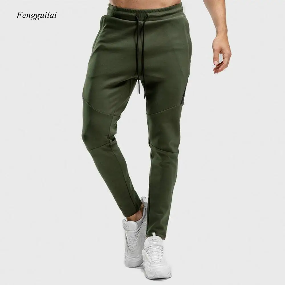 

Jogger Sweatpants Men Casual Skinny Cotton Pants Gyms Fitness Workout Trousers Male Fashion Sportswear Bottoms Brand Track Pants