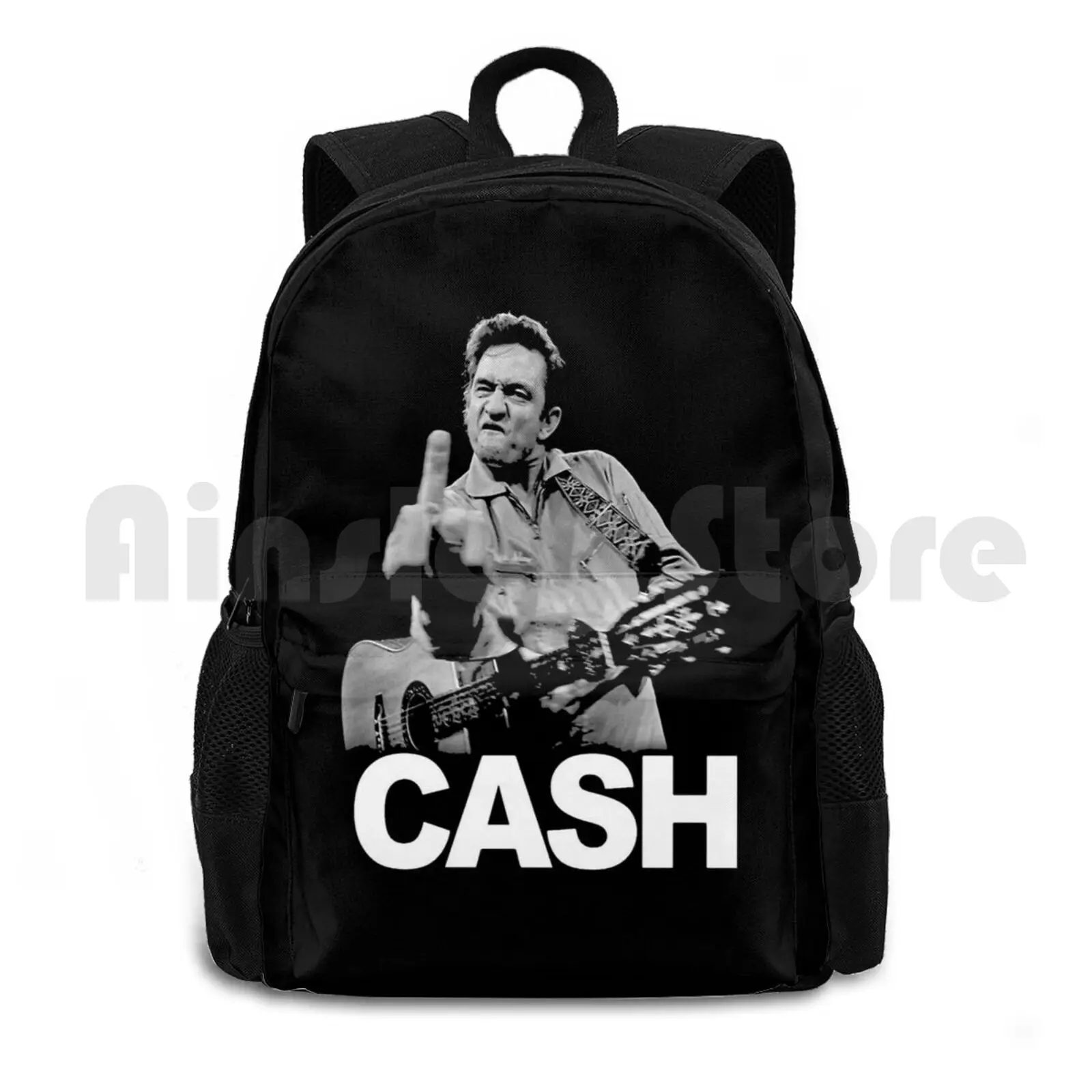 Johnny Cash Outdoor Hiking Backpack Riding Climbing Sports Bag Cool Legendary Johny Johnny Money Coutry Punk And Roll You