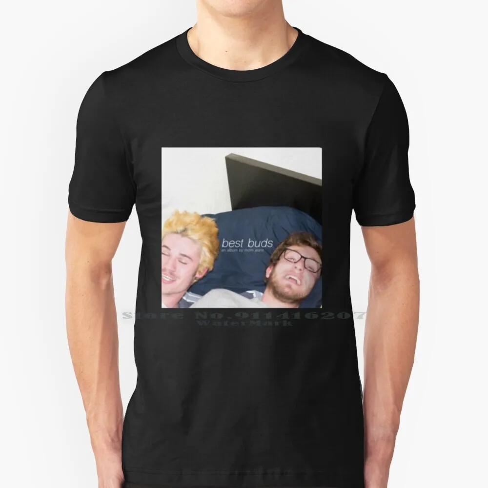 Camiseta de algodón Mom Jeans Best Buds, banda de Jeans Mom, Música Independiente, cubierta de álbum, estética alternativa, diversión de verano, 6XL