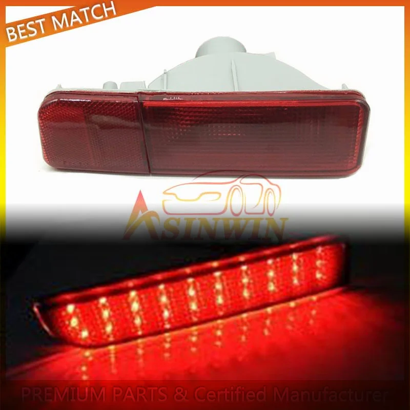 1 قطعة عاكس الضباب ضوء المصباح جديد الجانب الأيسر الخلفي الذيل الوفير لميتسوبيشي أوتلاندر 2003-2006 #2