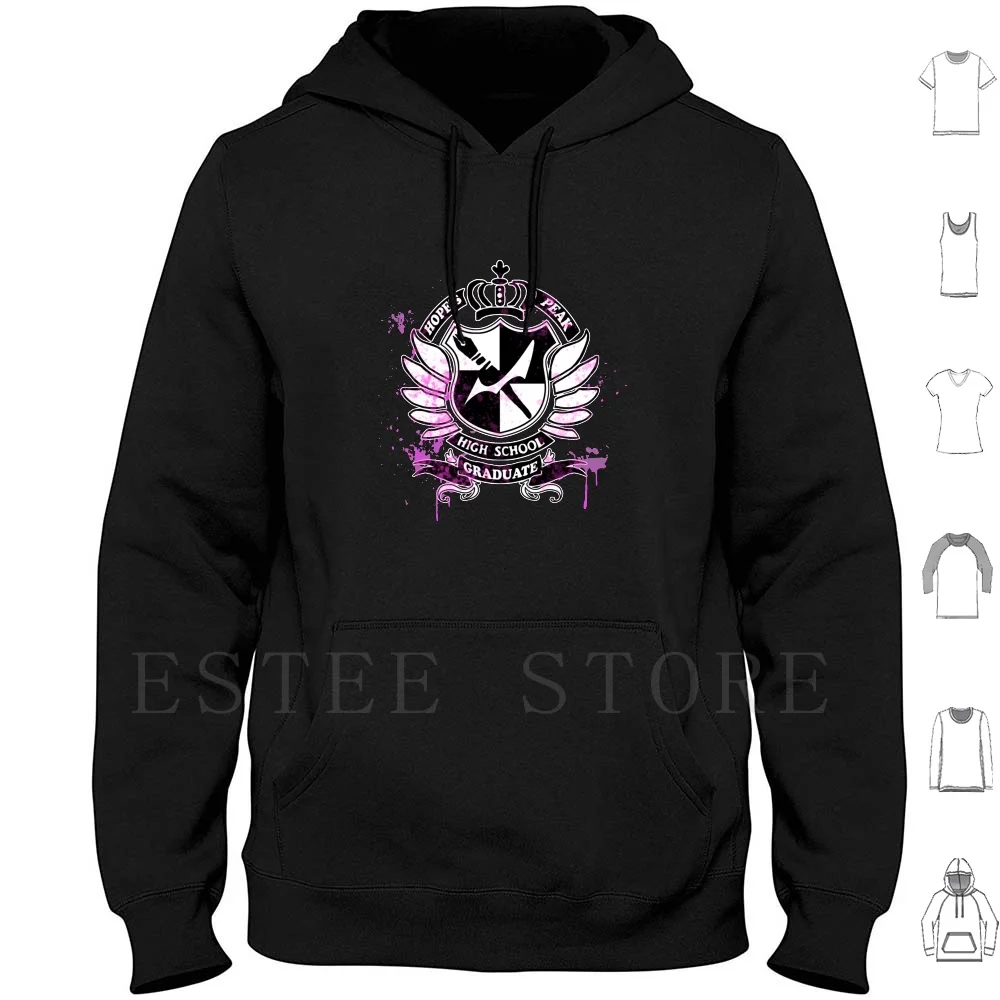 Hope's Graduate Hoodies Long Sleeve Danganronpa Dr Hopes Trigger Happy Havoc Danganronpa Trigger Happy Havoc Monokuma