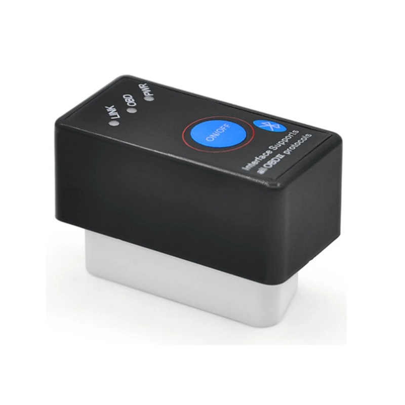 ELM327 Bluetooth With PIC18F25K80 Chip Switch Car Diagnostic Tool OBD2 Scanner Code Reader ON/OFF Button Reset Auto-Sleep Mode