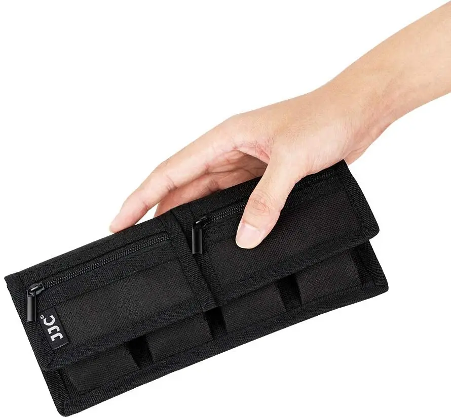 حقيبة بطارية الكاميرا ، حافظة بطاقات الذاكرة ل فوجي فيلم NP-W126 ، XH2 ، XT5 ، X-T4 ، X-S20 ، سوني A7 ، A7R ، A7S ، كانون EOS ، R8 ، R7 ، R6 ، نيكون Zf ، Z5