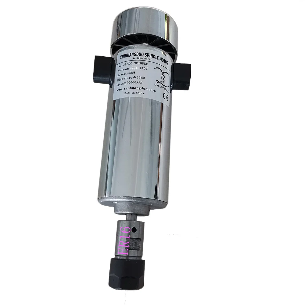 0.8KW spindle Motor DC 110V 20000RPM CNC Carving Milling 800W Air cold Spindle Motor For Engraving