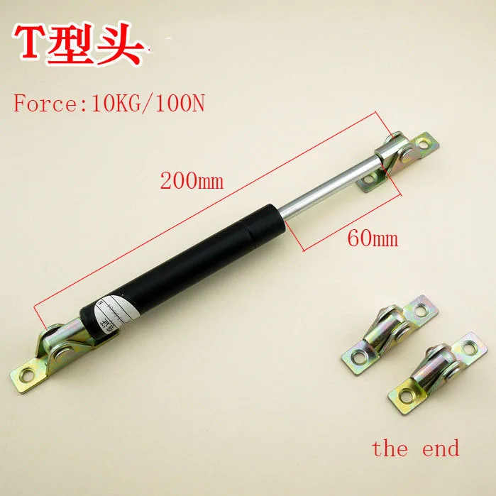 

Free shipping 200mm central distance, 60 mm stroke, pneumatic Auto Gas Spring, Lift Prop Gas Spring Damper