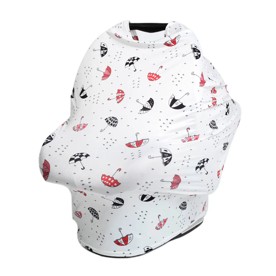 2024 Baby Nursing Cover Car Seat Cover Multi-use Breathable Mother Breastfeeding Cover Baby Nursing