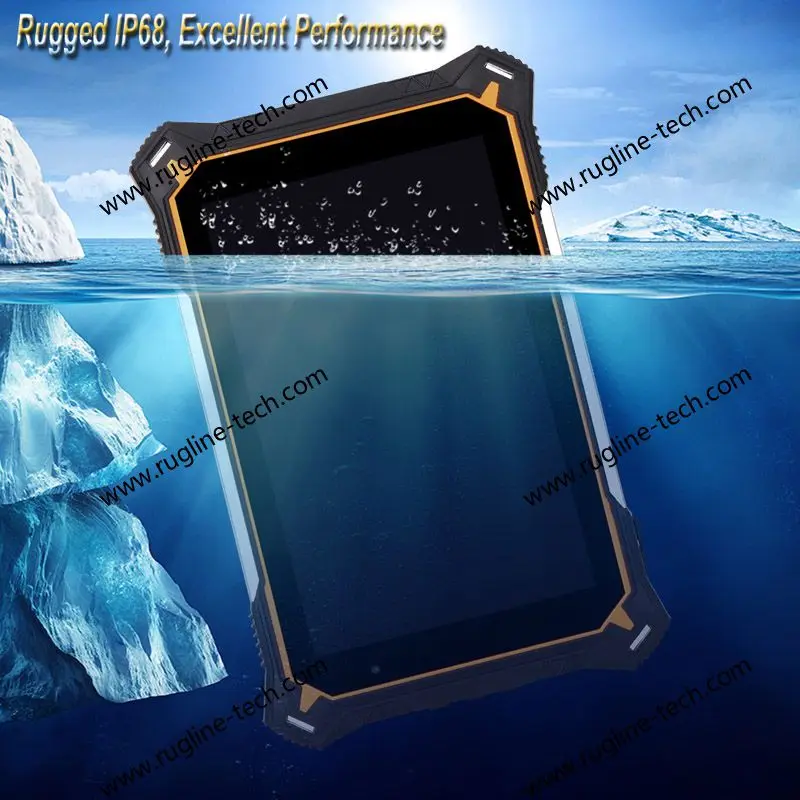 

Rugged 8 Inch Industrial Android 10 Tablet 6G RAM 128GB ROM 4G LTE IP68 Protection Grade NFC