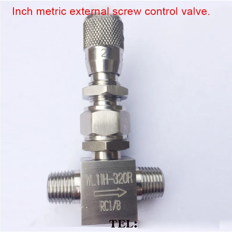 Customized Micro Regulating Valve Stainless Steel Fine Regulating Valve WL13H-160P WL13H-320P NPT1/4