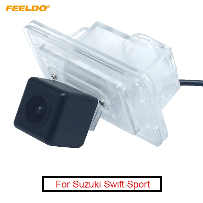 

FEELDO 1Set Car Night Vision CCD Rear View Parking Camera for Suzuki Swift Sport 2014 Reverse Backup Parking Camera #AM6311