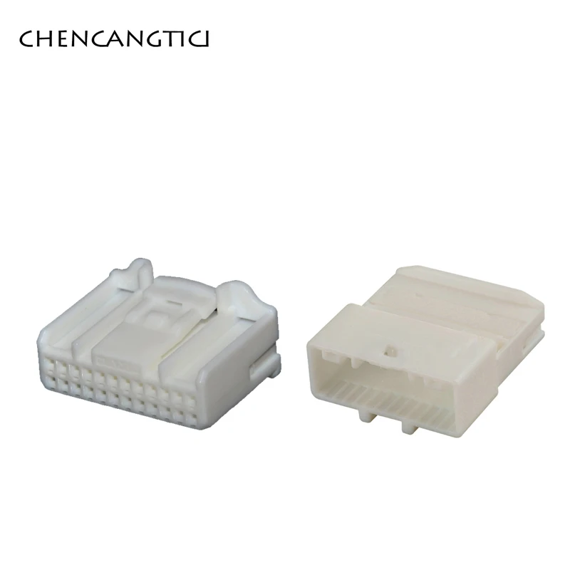 24 Pin 1376103-1 1318917-1 Automotive Audio Navigation Rearview Wire Connector Female Male Socket Auto Plug