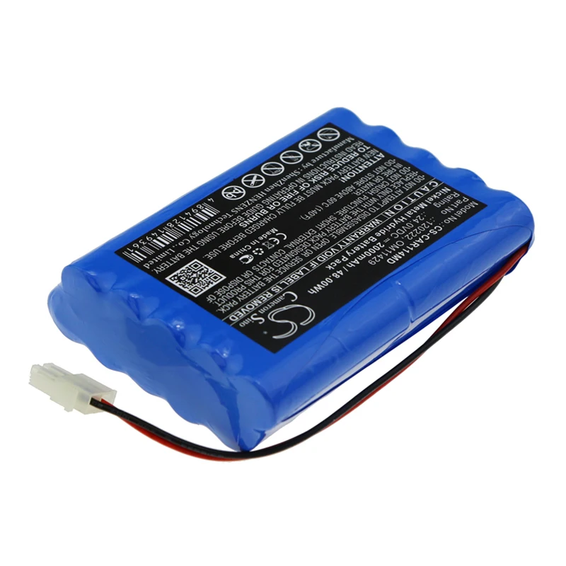 Bateria do Carewell ECG-1101, ECG-1101B, EKG-1101G,8888908988889089, 12,0 V/mA