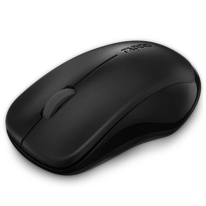 RAPOO 1680 2.4G Quiet Wireless Mouse Portable USB Receiver Long Range and Battery Life Suitable for Desktop Computers Laptops