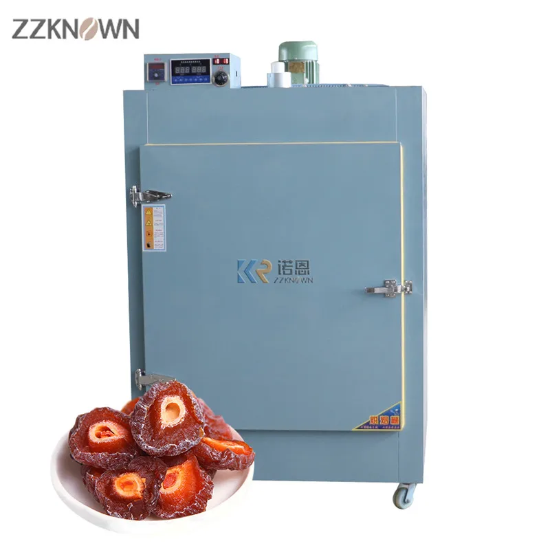 Food Dehydrator Drying Machine Hot Air Fish Drying Oven For Fruits Rotary Drum Mushroom Tea Nuts Dryer One Time Forming