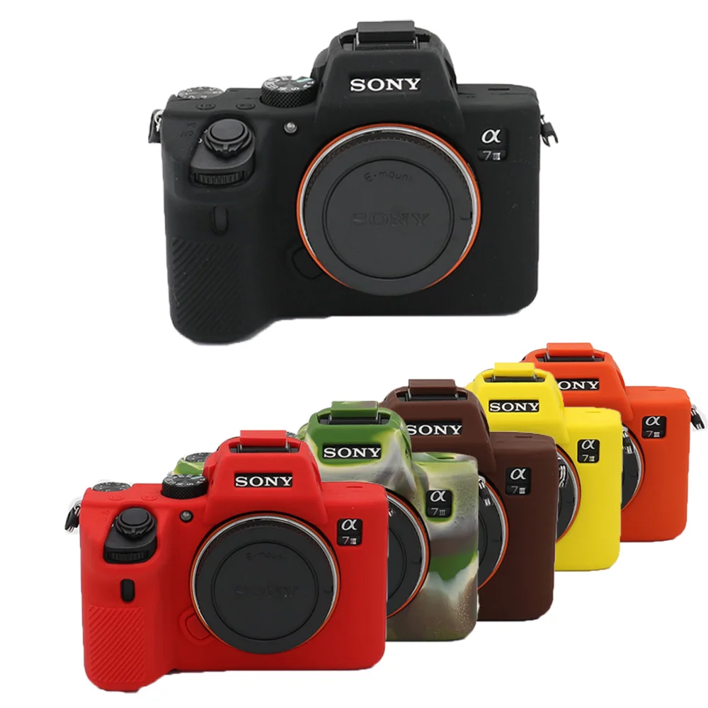 Nice Soft Camera Video Bag Silicone Case For Sony A7C A7III / A7R3  A7 II  A7R II A7S II  A7R4 A7 IV A7M2 A7M3 A7RM3 A7RM4 