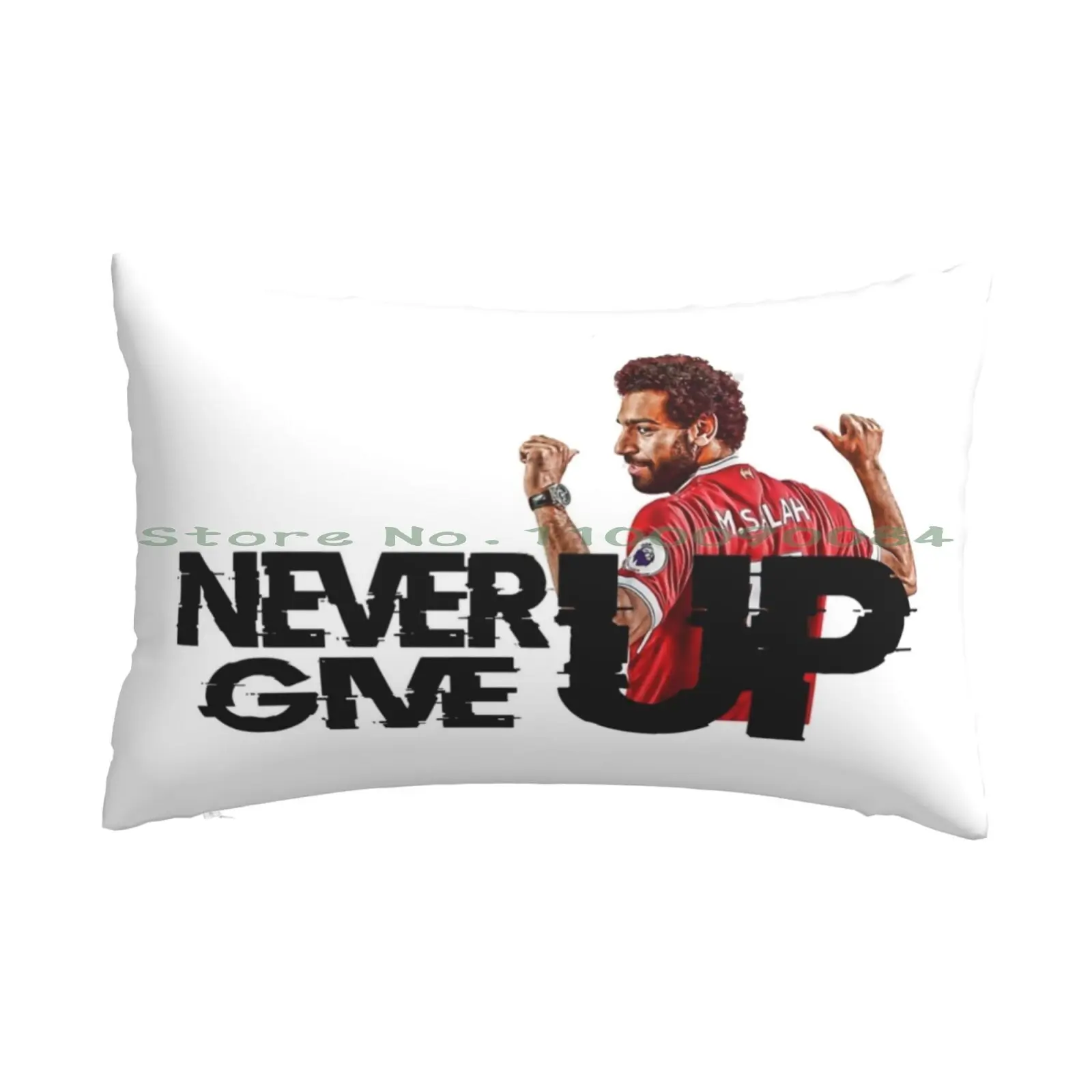 Mohamed Salah Never Give Up Pillow Case 20x30 50*75 Sofa Bedroom Tuareg Blue Man Z Imazighen Free Man Kabyle Amazigh Berber