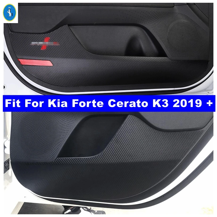 

Interior Refit Inner Car Door Scratchproof Anti Kick Pad Film Protective Stickers Cover Fit For Kia Cerato Forte K3 2019 - 2022