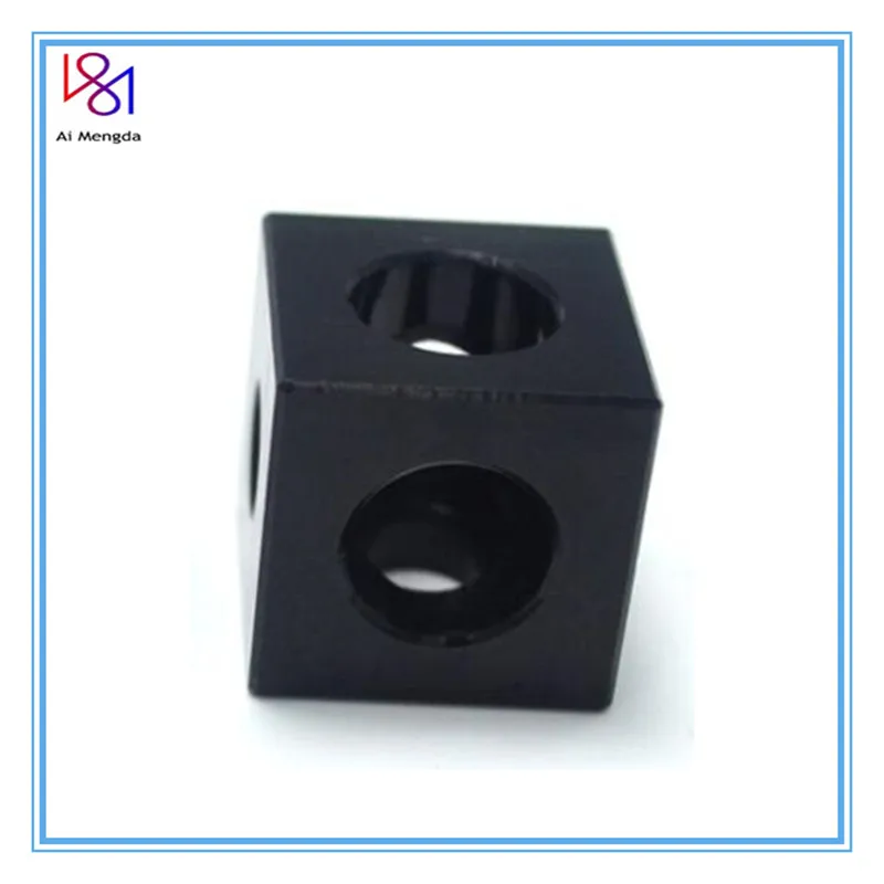 3d Printer Parts Openbuilds 2020 Aluminum Block Cube Prism Connector Wheel Regulator Cube Corner V-slot Three Way Corner Bracket