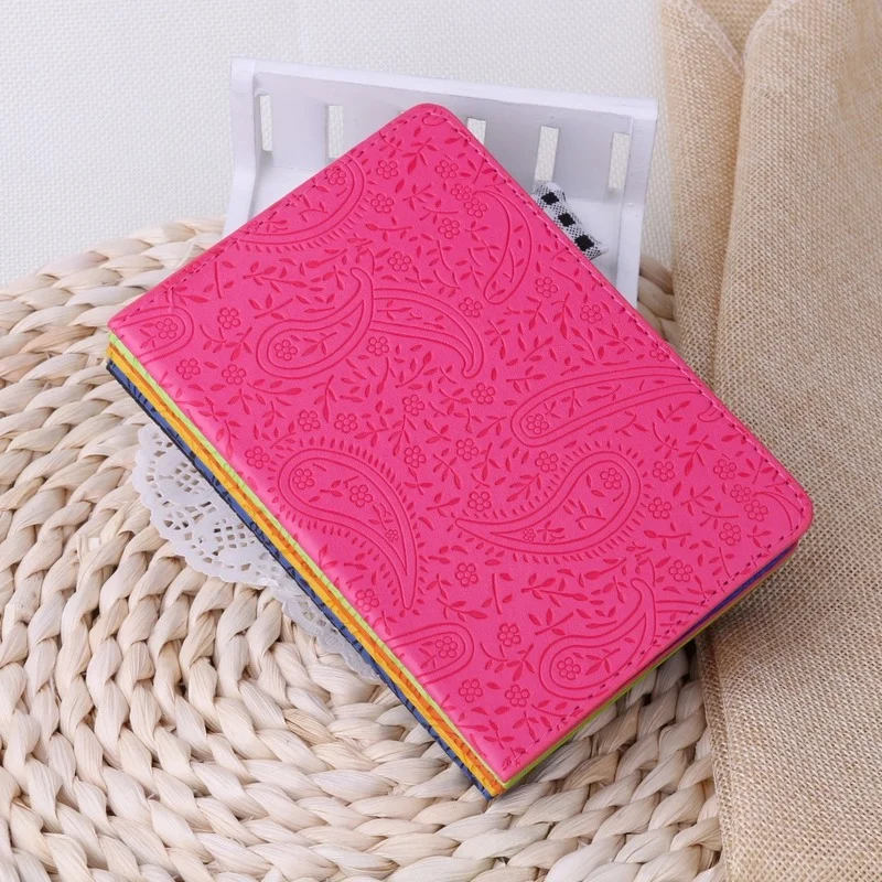 Ladies Cute Lavender Leather Passport Cover Holder Women Thin Fashion Travel Passport Leather Case