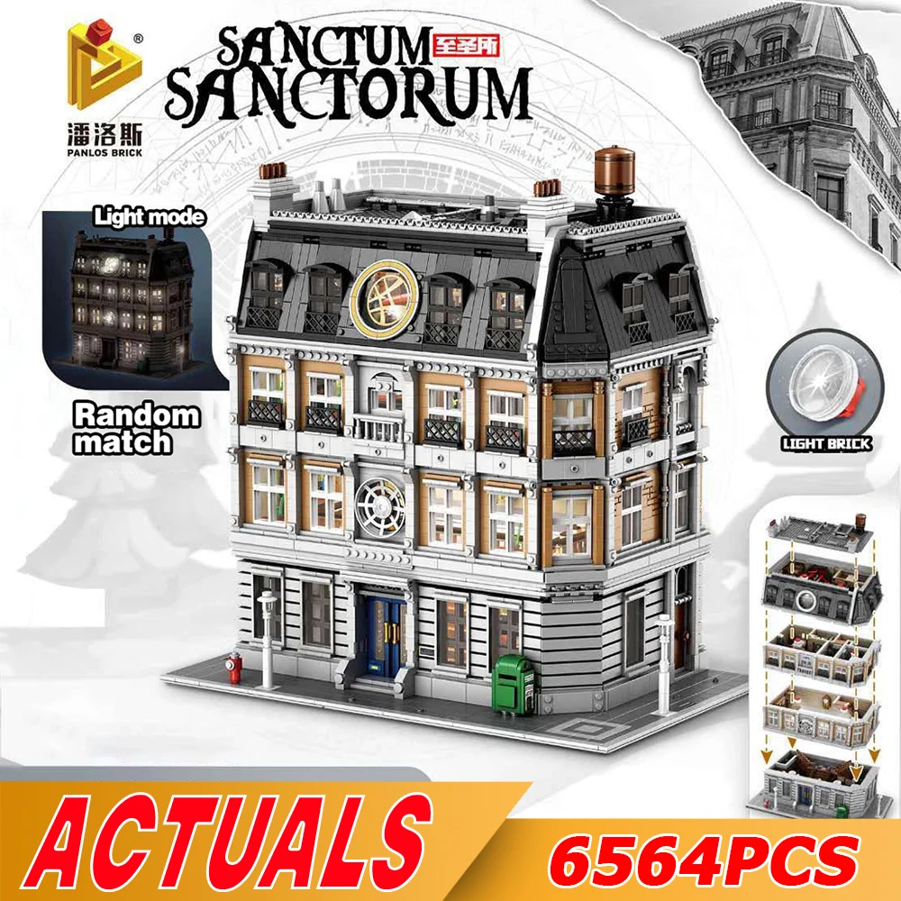 

613001 MOC-30628 Doctor Strange's Sanctorum Sanctum Showdown with Led 6564Pcs Building Blocks Bricks Education Toys Kids Gifts