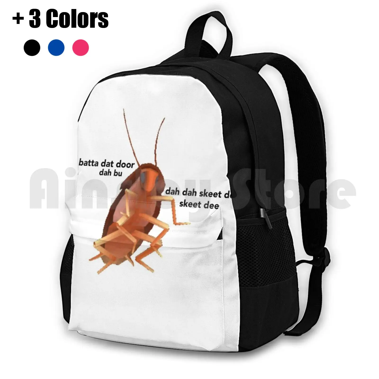 Dancing Cockroach Outdoor Hiking Backpack Riding Climbing Sports Bag Dancing Cockroach Cockroach Roach Funny Comedy Meme Scat