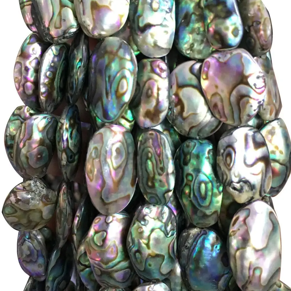 jewelry New Zealand Abalone Shell Loose Beads 15.5\