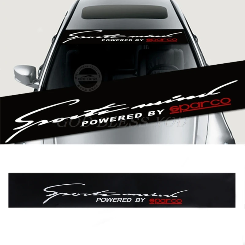 Front Rear Windshield Decal Auto Car Styling Window Sticker Black 130cm x 21cm Drop Shipping