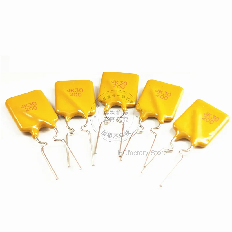 

Original Recycle fuse dip jk30-200, thermistor PPTC, original product, 30V / 2a, 100uds. Wholesale