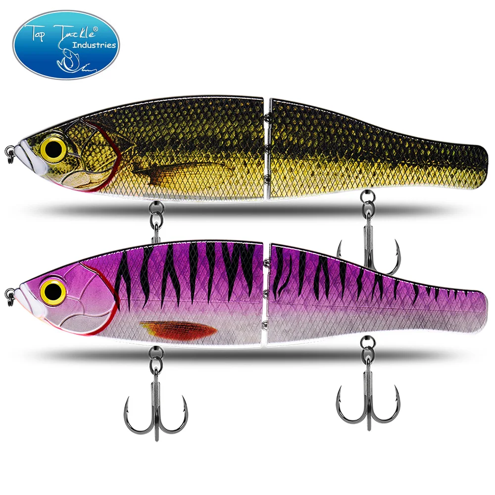 Swimbait articulado de hundimiento lento para lubina – Topwater