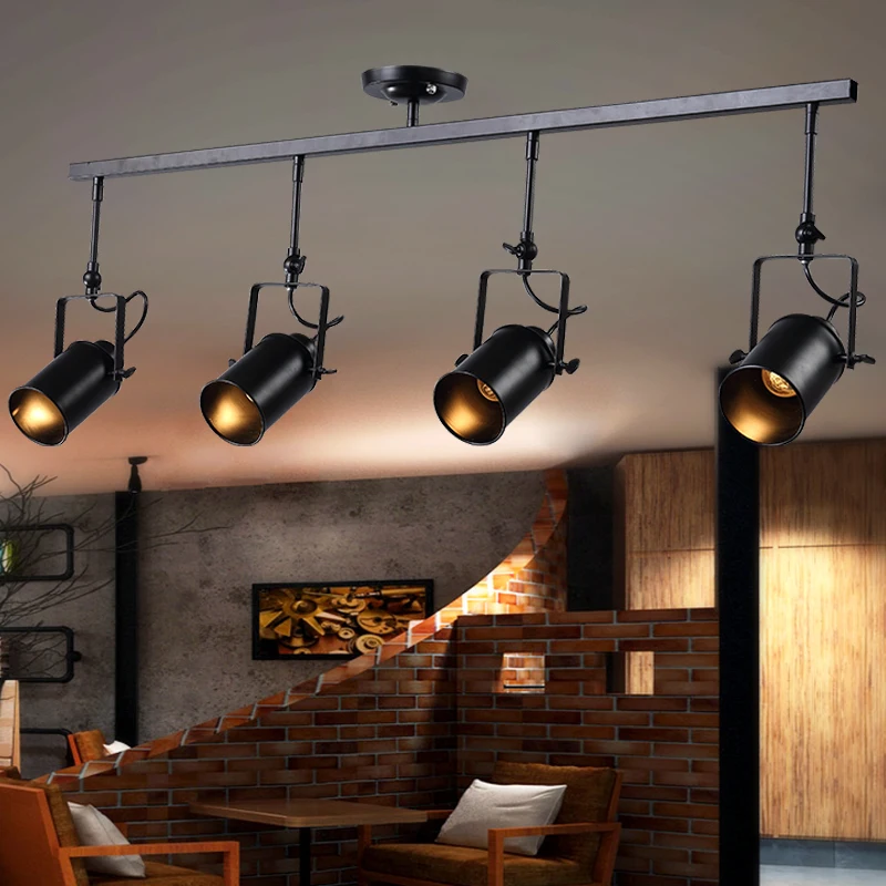 

Energy Saver-European-style retro chandeliers creative personality industrial style clothing store bar counter cafe LED