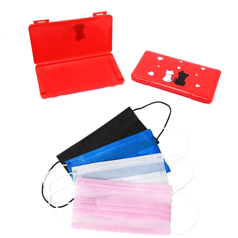 Mask Case Dustproof and Moisture-Proof Cover Holder Mask Storage Seal Box Household Accessories Portable Face Masks Organizer