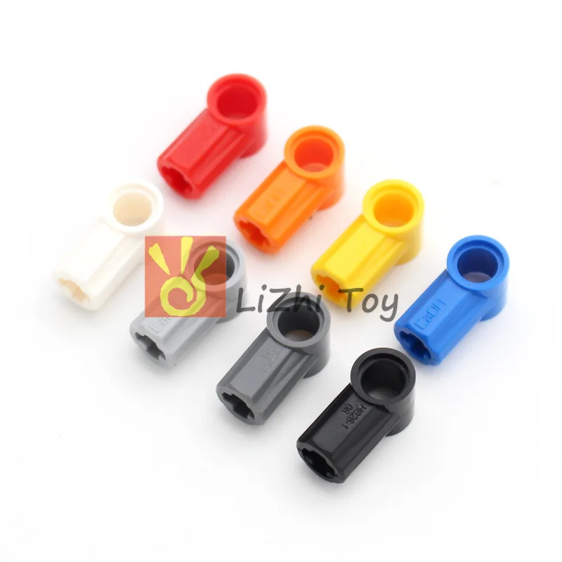 Technology Parts 32013 Axle and Pin Connector Angled #1 Bricks Building Blocks Parts DIY Accessories Compatible with Toy