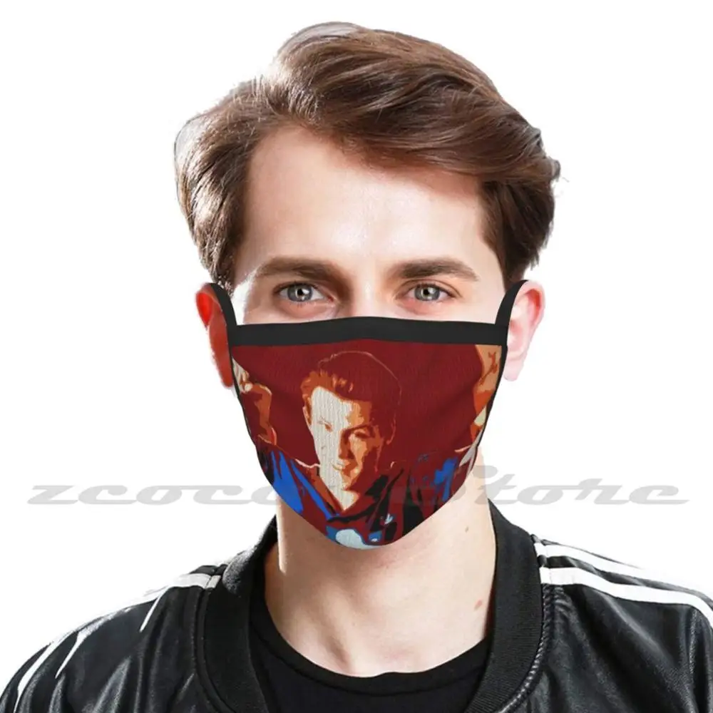 Christian Slater Mask Diy Washable Filter Pm2.5 입 유행 펌프 볼륨 향상 진정한 로맨스 Christian Slater Arquette