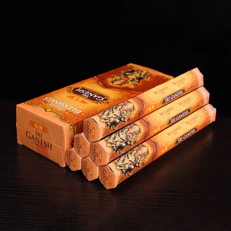 Big Box SriGanesh India Imported Incense Aromatherapy Incense Stick Yoga Relax Smells Fragrant Scent Incenso Indoor Use
