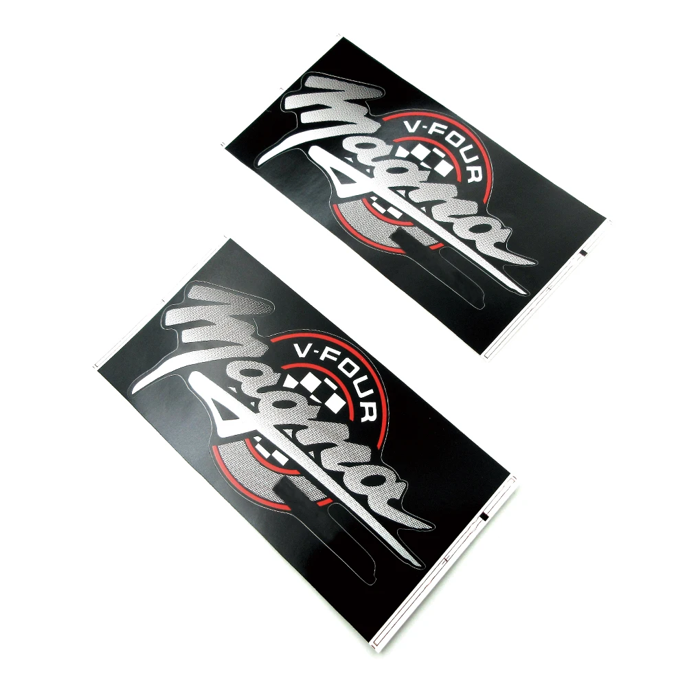 Fuel Gas Tank Emblem Badge Decal Side Stickers w/ Glue For Honda Magna V-FOUR V25 V30 V42 V45 V65 VT250 VF500 VF700 VF750 VF1100