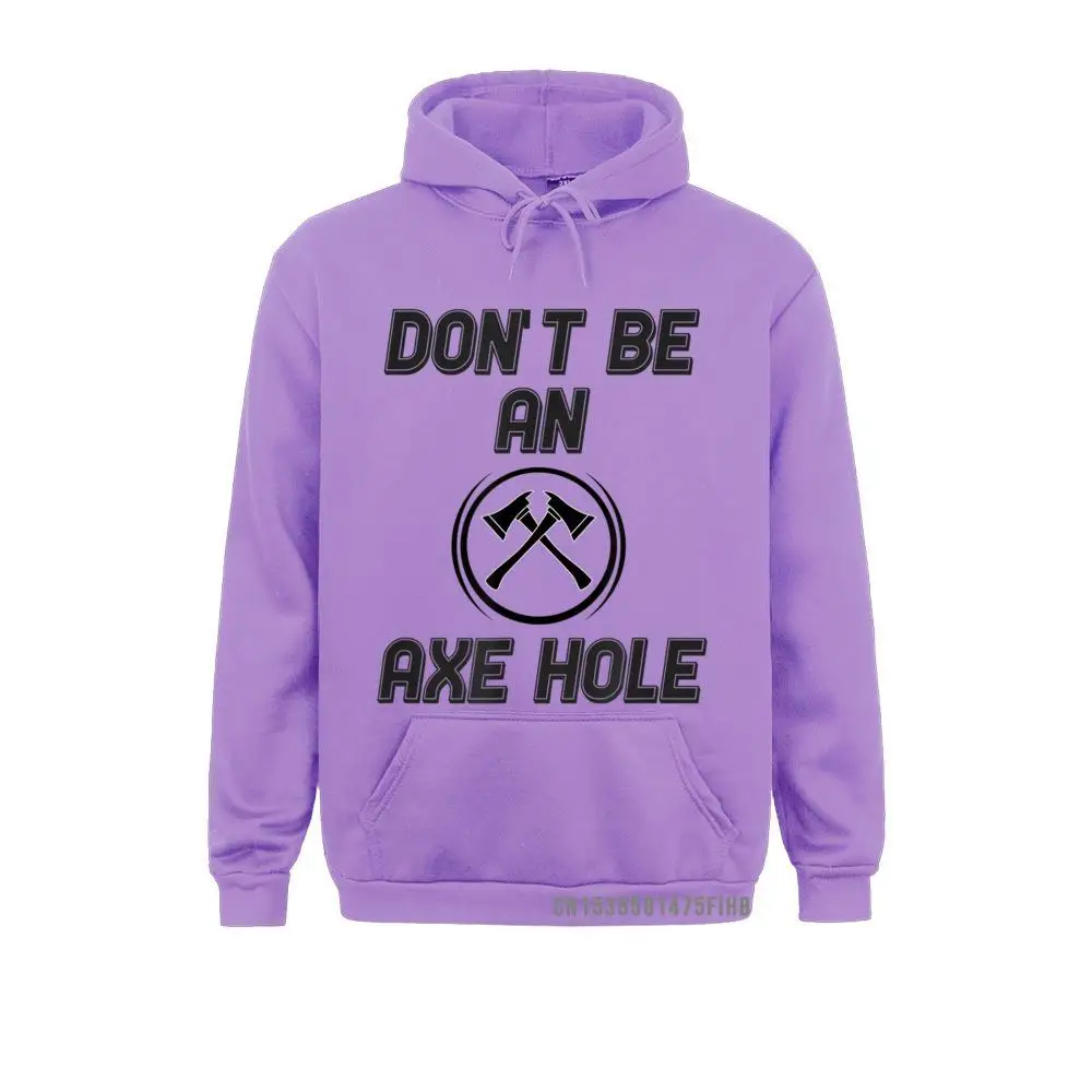 Don't Be An Axe Hole Funny Axe Throwing Sweatshirt Prevalent Men Sweatshirts Long Sleeve Hoodies Holiday Hoods