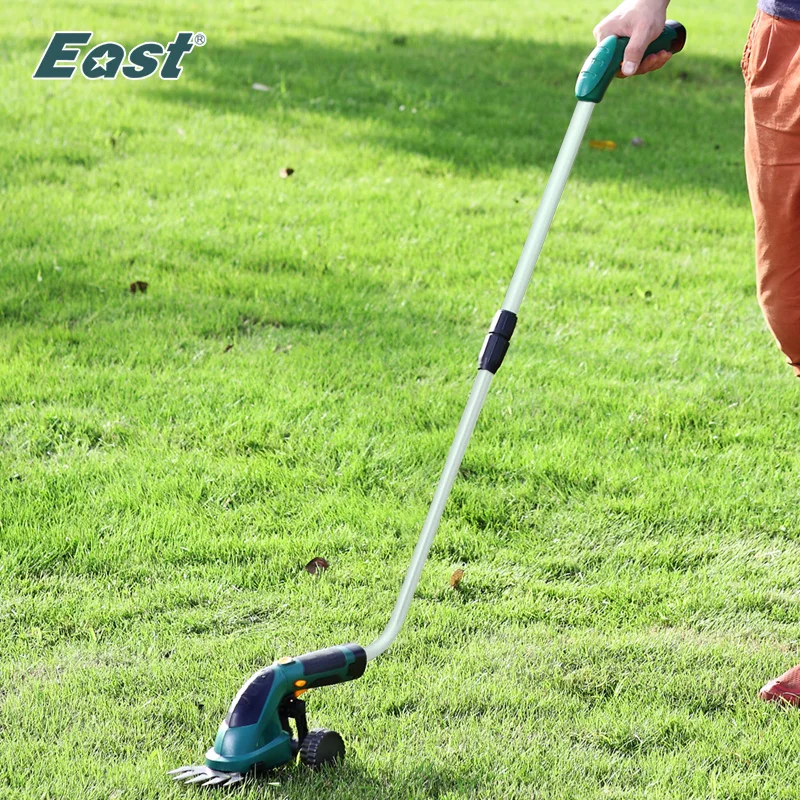 Oost 7.2V Li-Ion Draadloze Heggenschaar Grastrimmer 2 In 1 Grasmaaier Tuin Snoeischaar ET1511