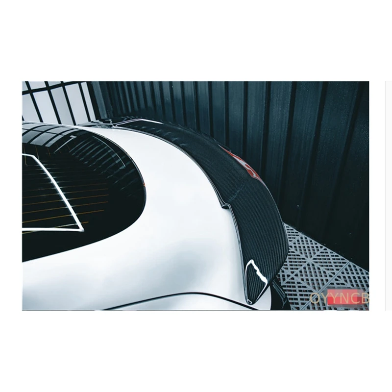 2017-2021 RT Style spoiler suitable for Tesla Model Y high-quality real carbon fiber rear spoiler trunk lid auto parts